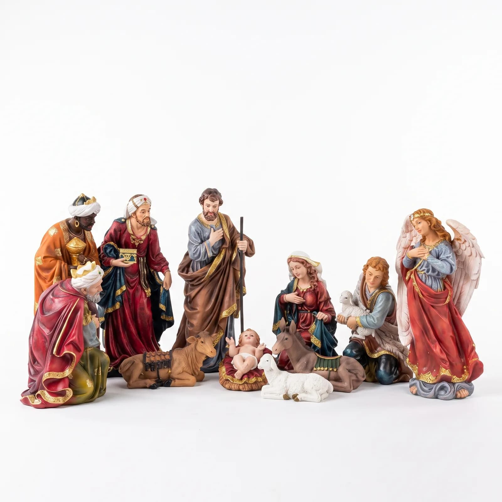Kerstgroep 105cm – 11-delig Kerstdecoratie