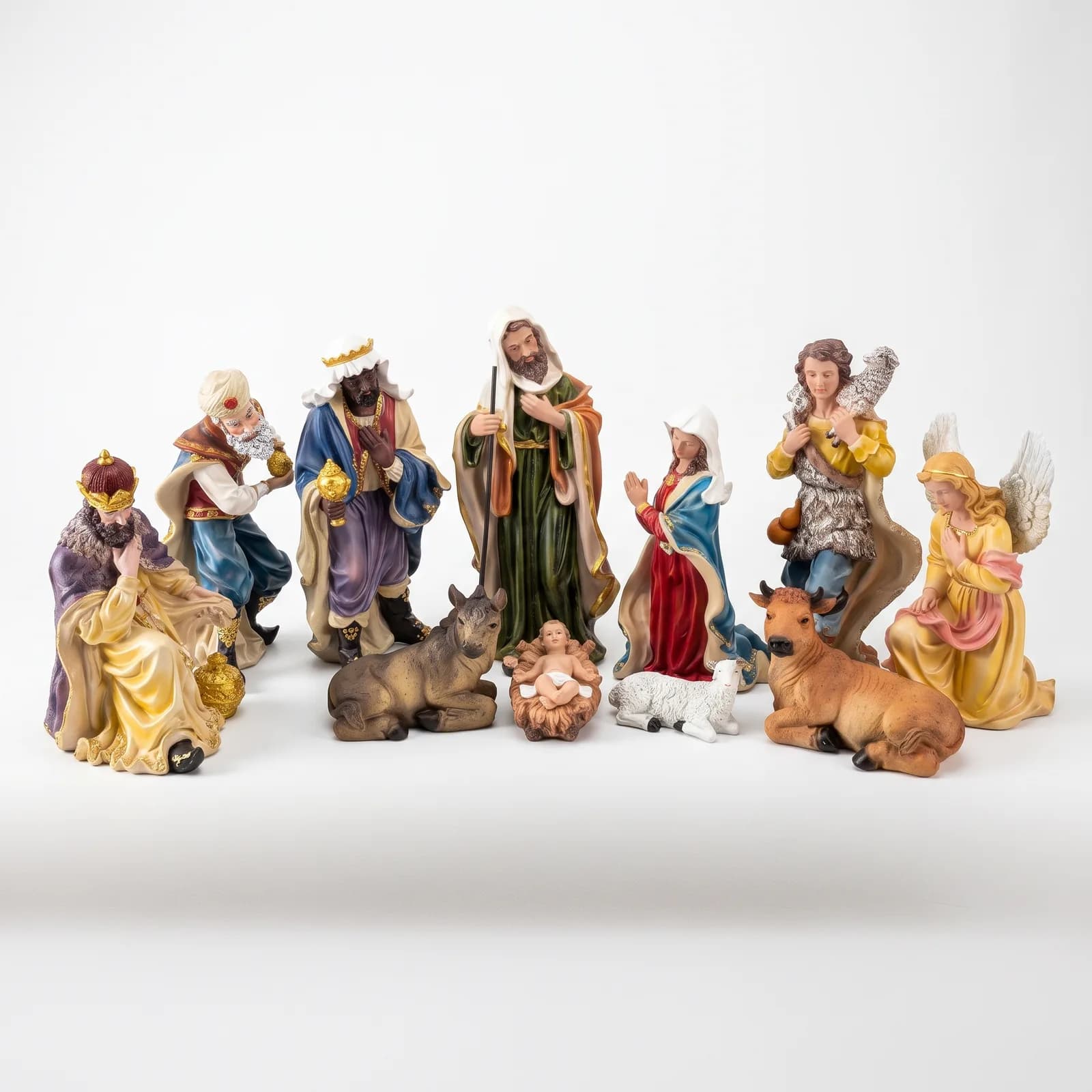 Kerstgroep 45cm – 11-delig Kerstdecoratie
