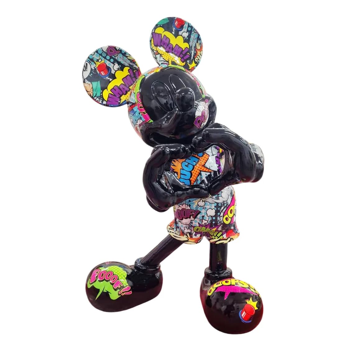 Beeld Homage to Mickey Mouse 60cm Cartoon Pop Art Decoratie