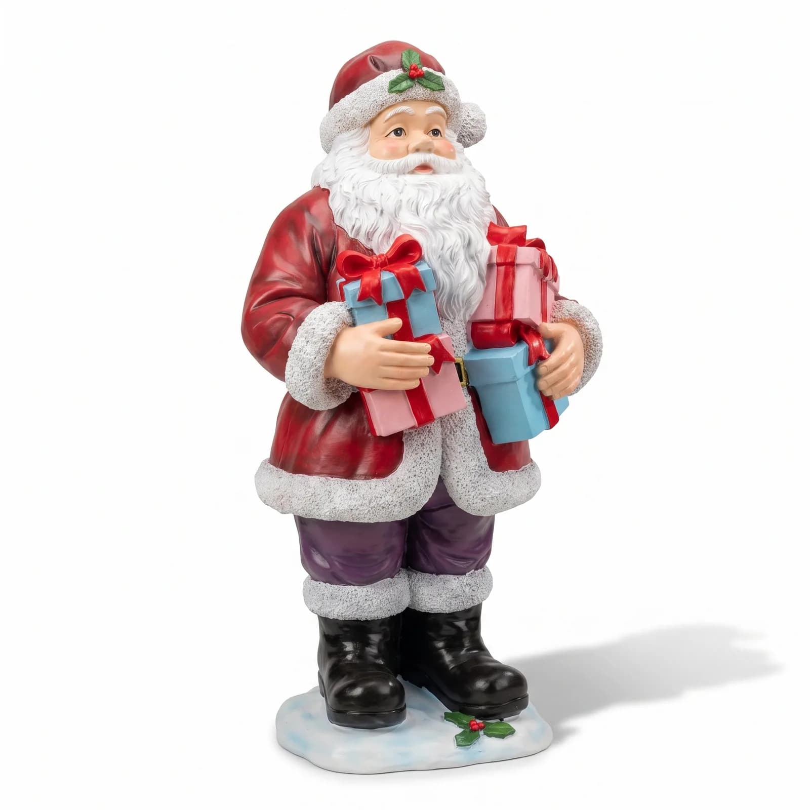 Kerstman 122cm – Staand Met Cadeaus Kerstdecoratie