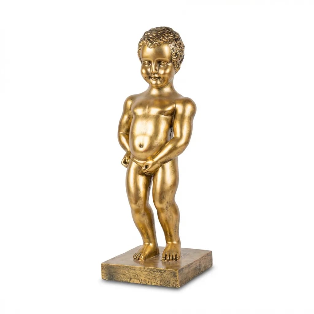Manneken Pis Beeld Kleur Brons 60cm - Petit Julien Statue - Decoratie