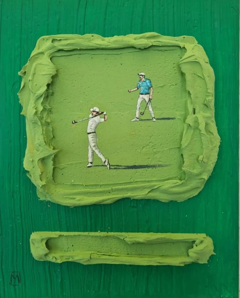 MXJ - Winners Only - Schilderij 24x30cm Origineel Kunstwerk