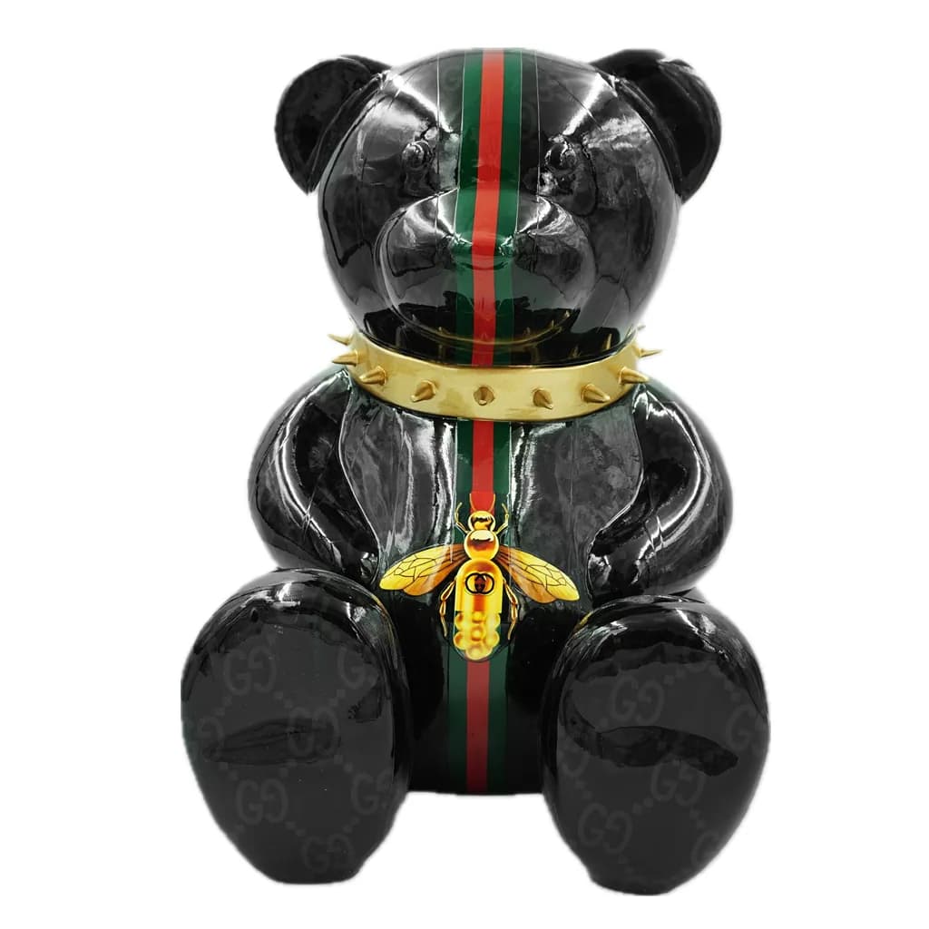Teddybeer 45cm Zittend Hommage to Gucci Luxe Beeld