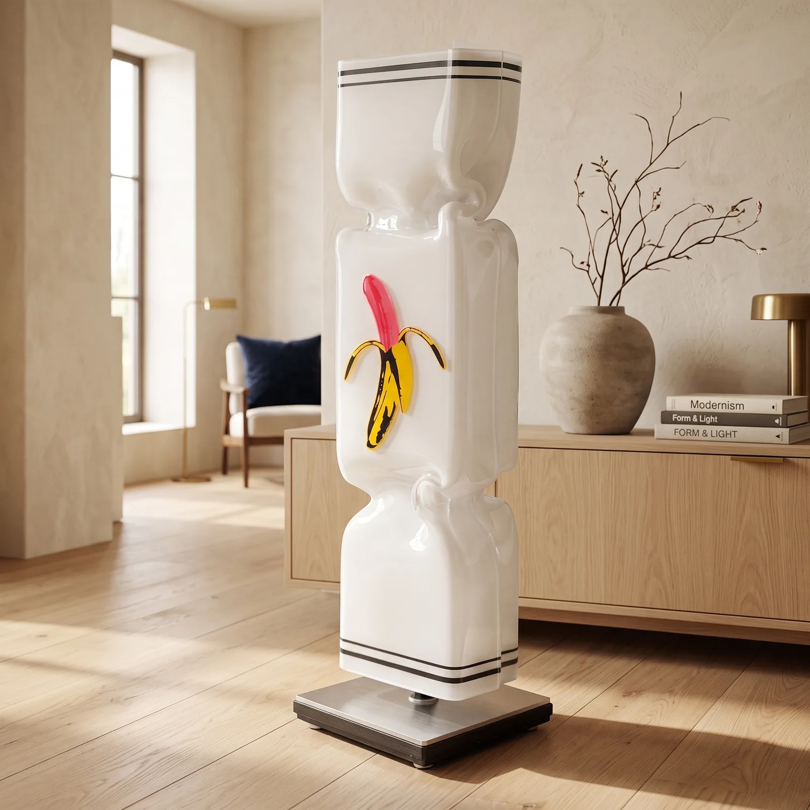 Art Candy Toffee Andy Warhol Fruity – Ad van Hassel — sfeerbeeld in interieur
