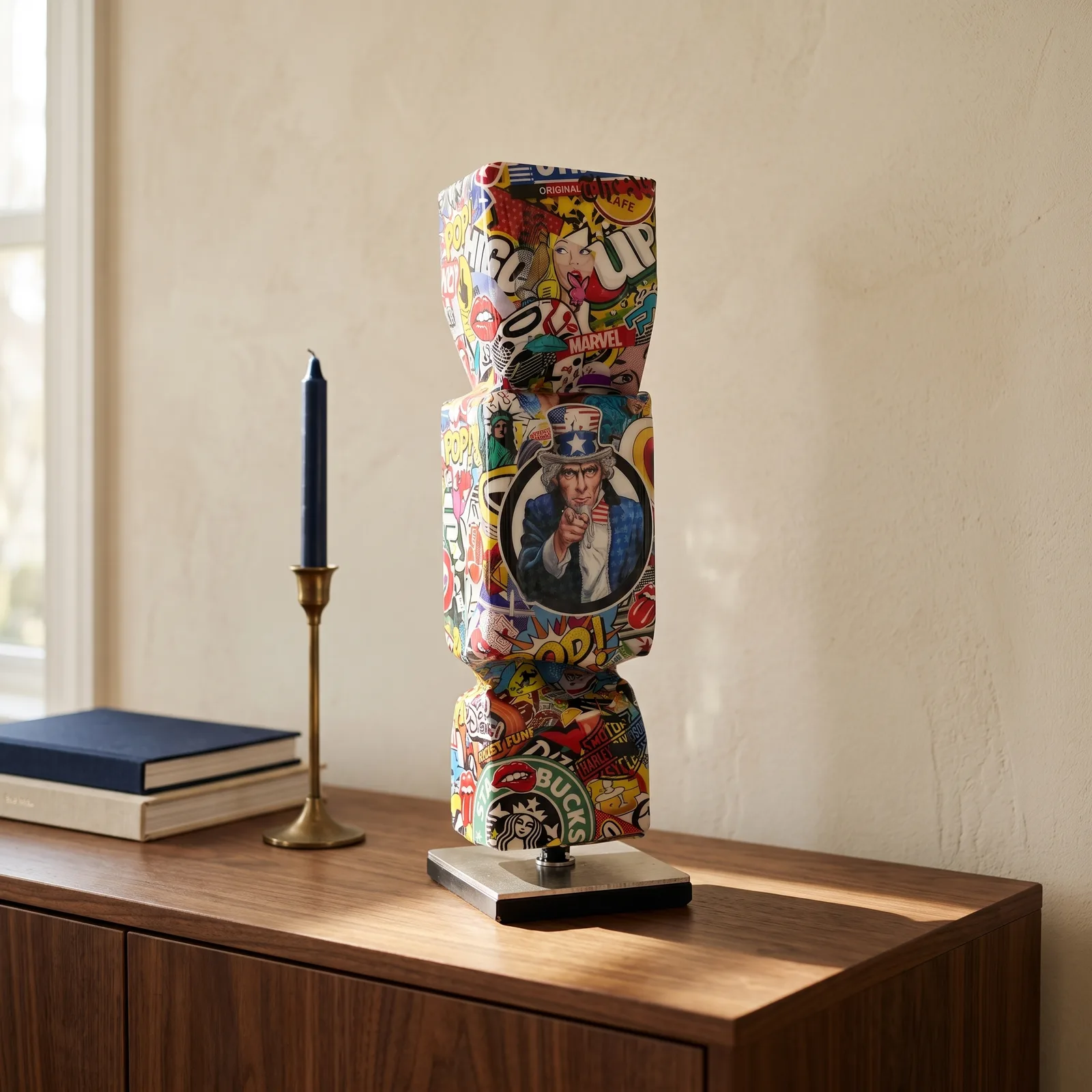 Art Candy Toffee I Want You 45cm – Ad van Hassel — sfeerbeeld in interieur
