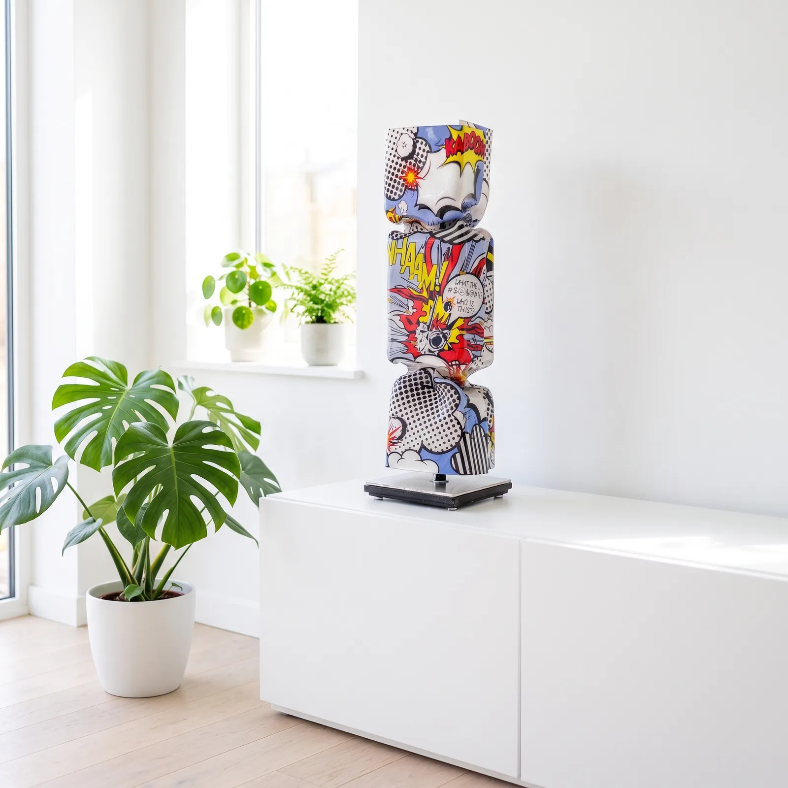Art Candy Toffee Roy Lichtenstein That Girl Is Mine – Ad van Hassel — sfeerbeeld in interieur