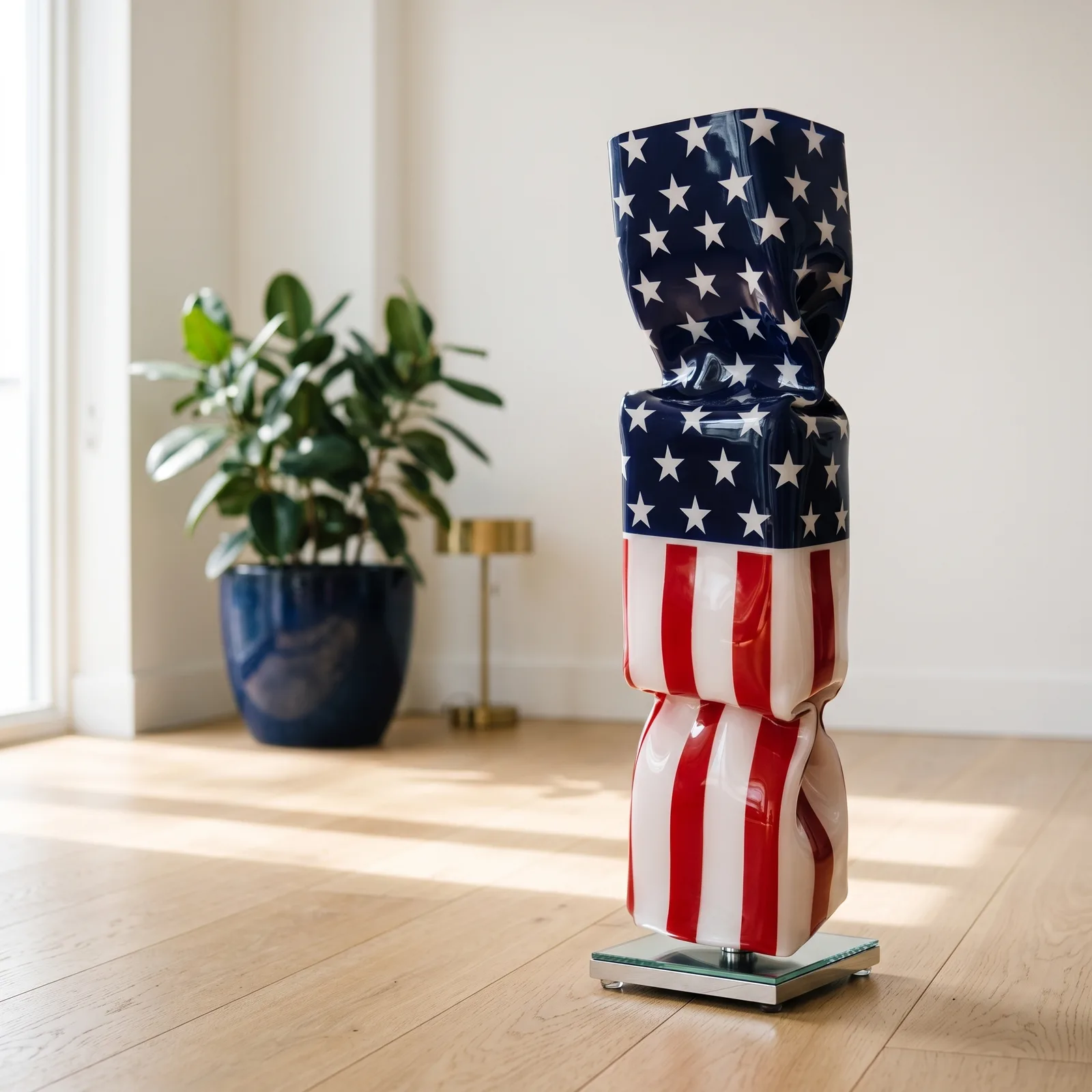 Art Candy Toffee Stars and Stripes – Ad van Hassel — sfeerbeeld in interieur
