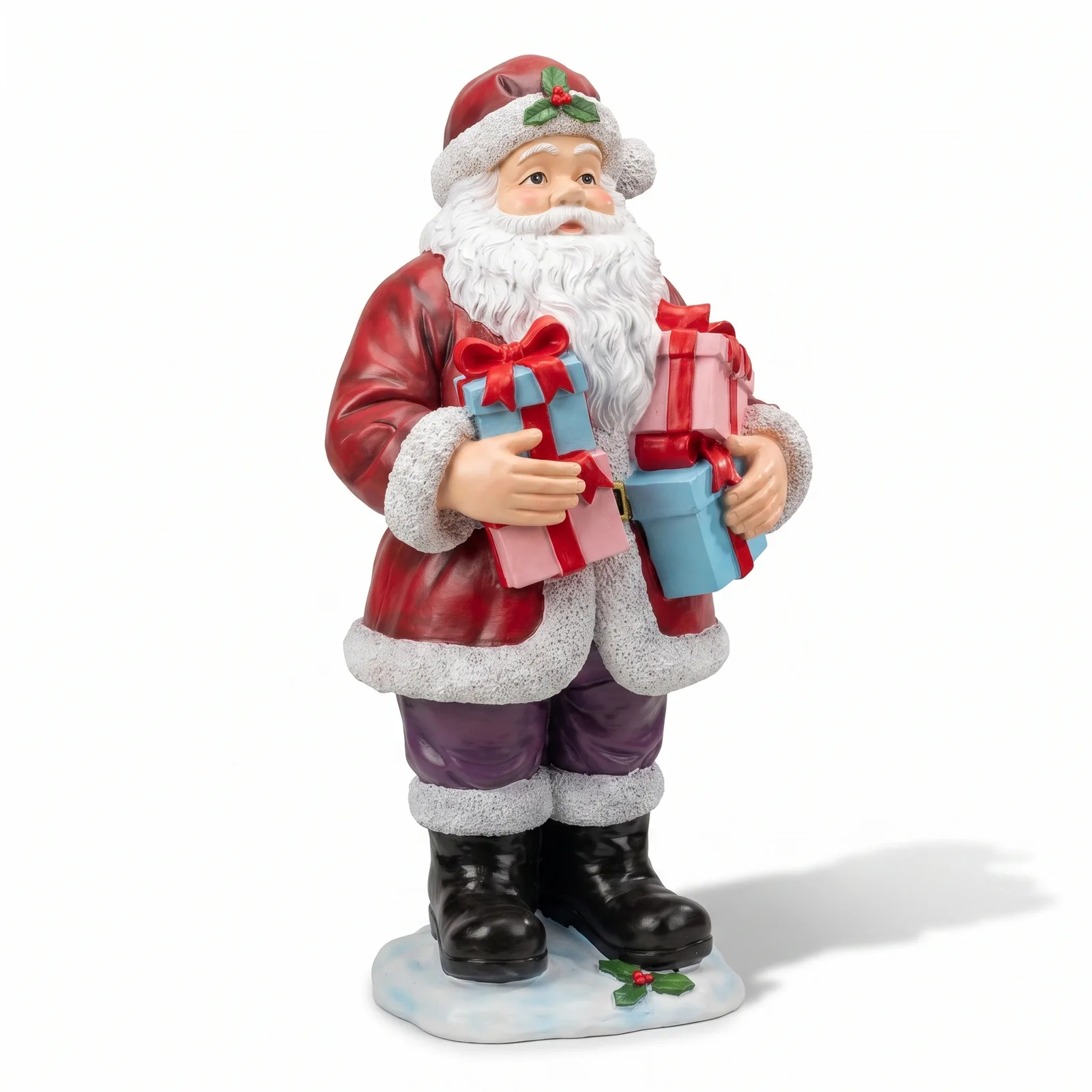 Kerstman 122cm – Staand Met Cadeaus Kerstdecoratie
