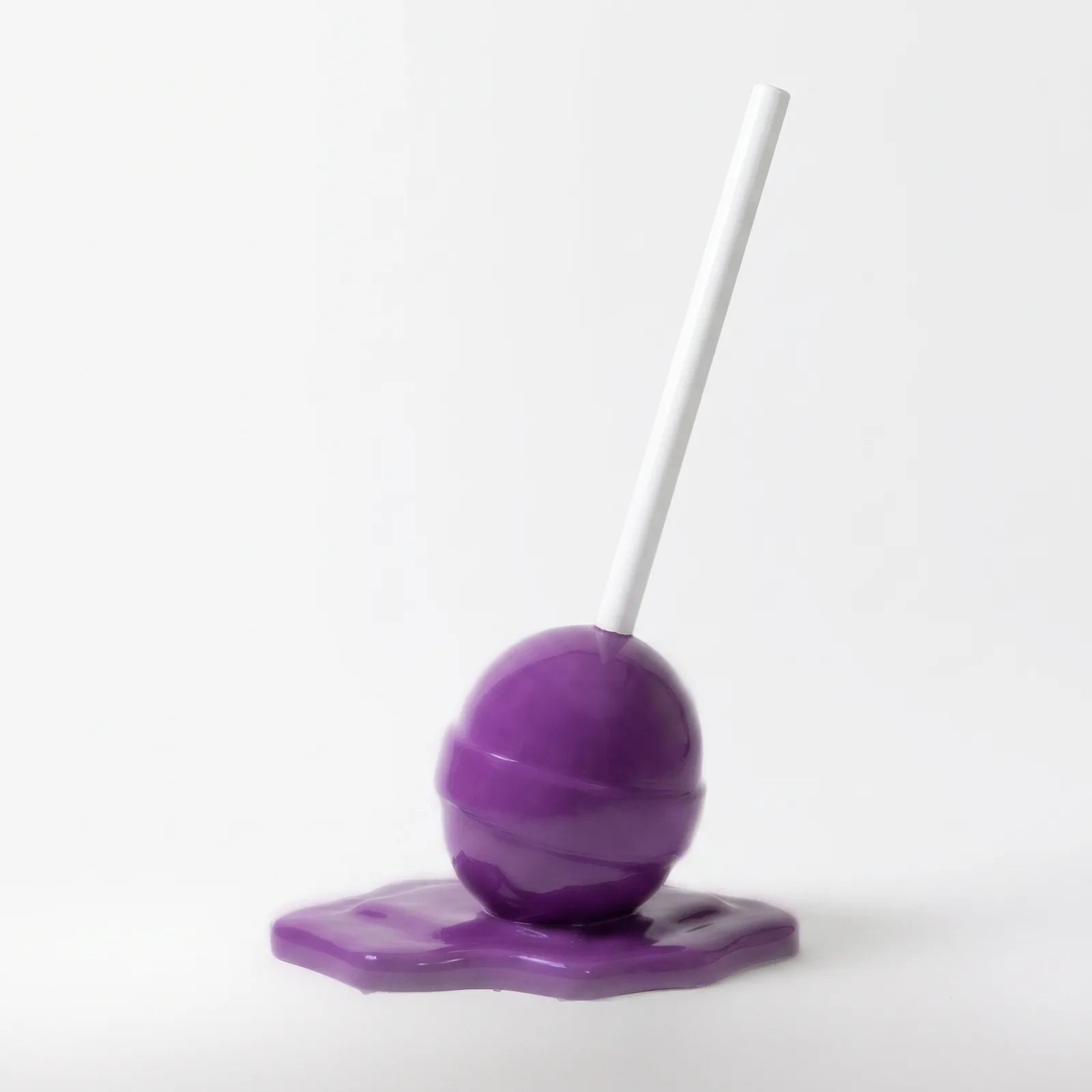 Lolly Beeld 95cm – Paars met Witte Steel