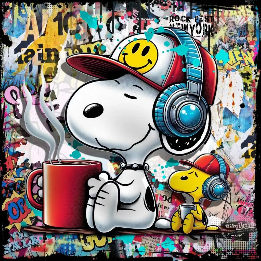 Micha Baker - Start Of The Day - Schilderij 100x100cm Epoxy Kunst