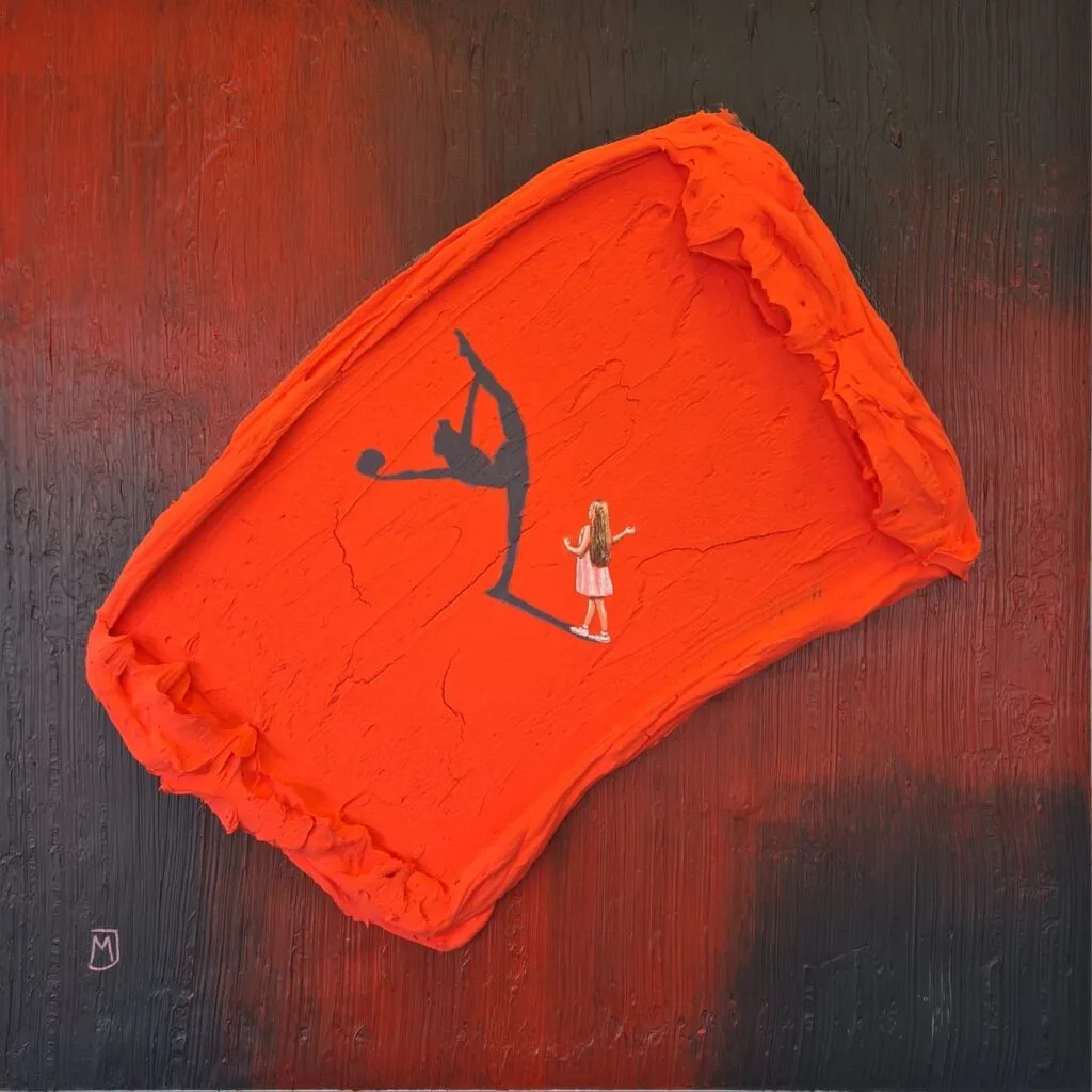 MXJ - Dream Bigger - Schilderij 60x60cm Origineel Kunstwerk